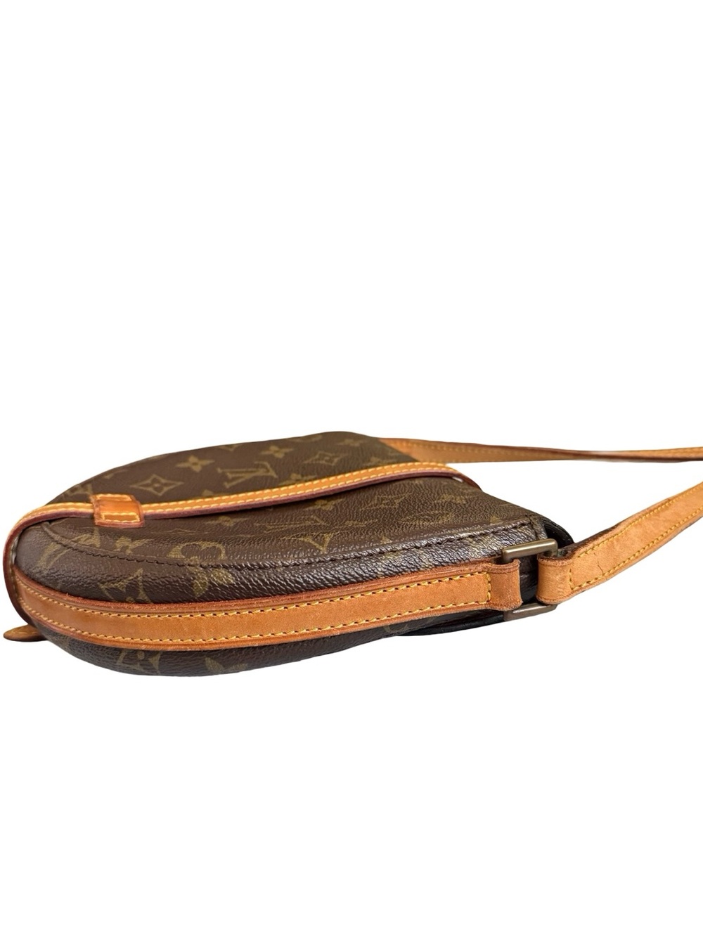 Louis Vuitton Vintage Chantilly Monogram Canvas Crossbody Saddle Bag - Picture 10 of 17